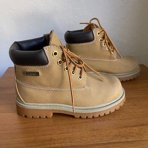 Smart Fit Kids Lace Up Boots Waterproof Size: 13C